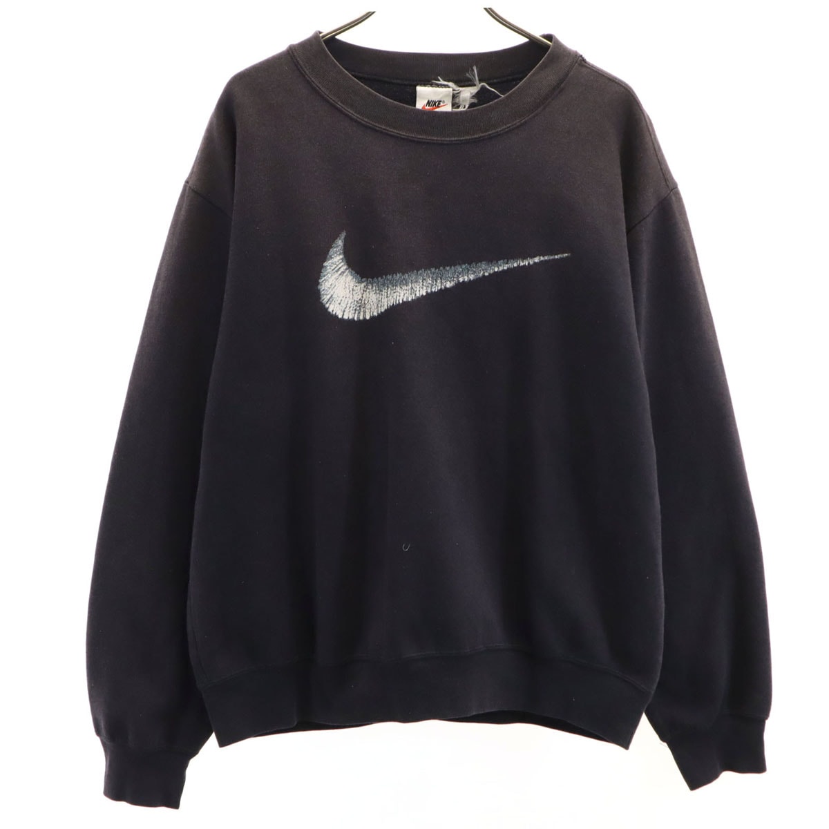 NIKE ナイキ 90s 00s 白タグ オールド 長袖 トレーナー チャコール スウェット