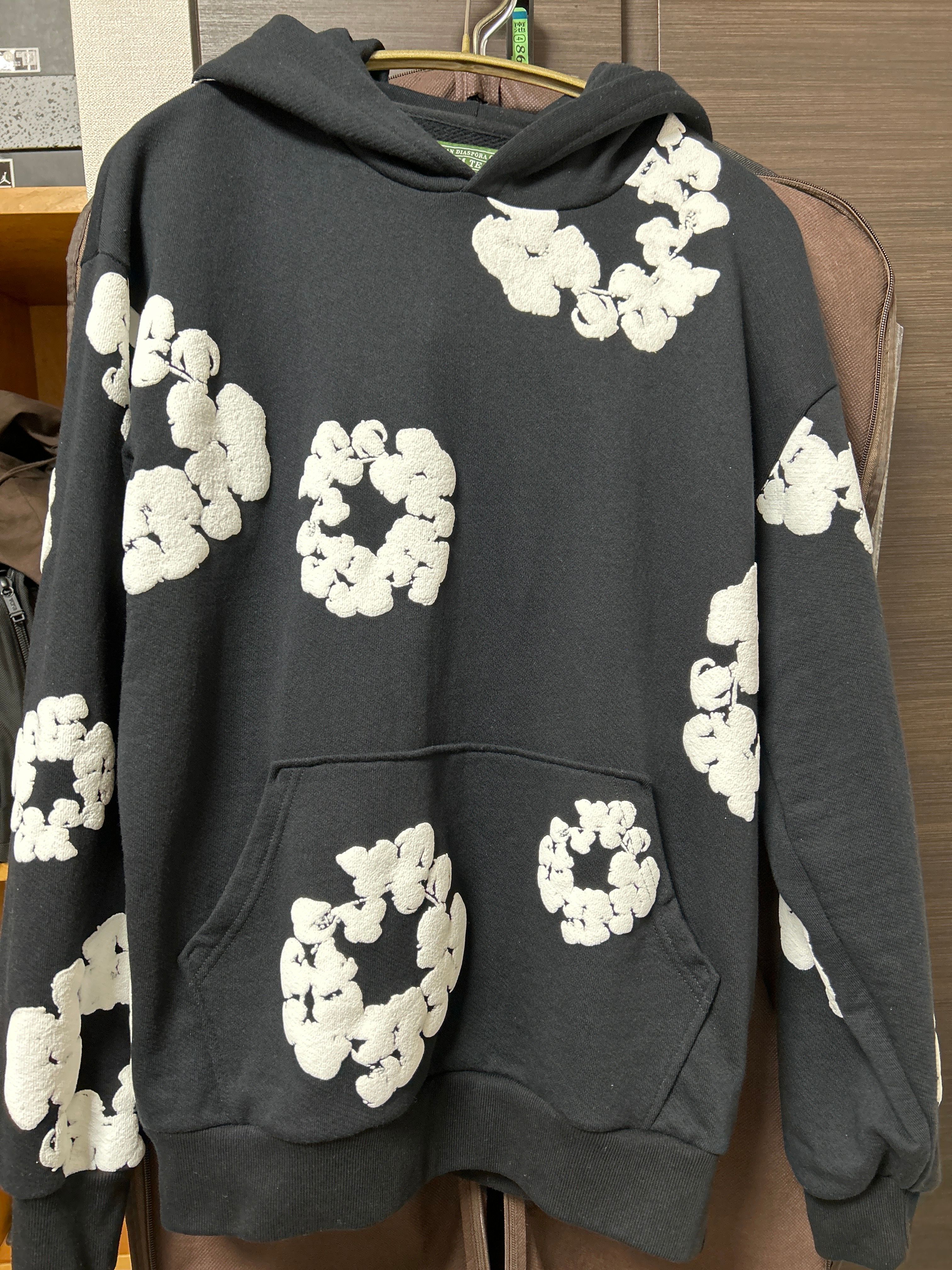 DENIM TEARS The Cotton Wreath Sweatshirt "Black"