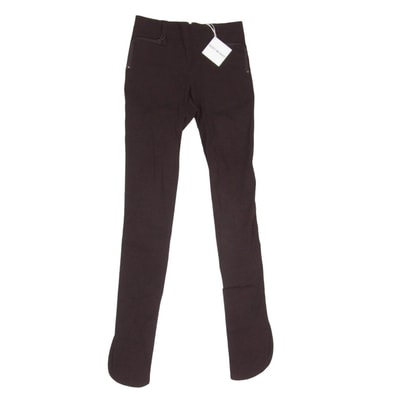 ISSEY MIYAKE イッセイミヤケ パンツ IM51-FF539-15 スリムフィット ジョガー ロング パンツ ブラウン系 2【美品】【中古】