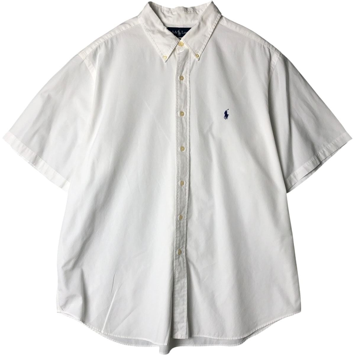 古着 ラルフローレン Ralph Lauren CLASSIC FIT 半袖 ボタンダウンシャツ メンズXXL相当/eaa578280