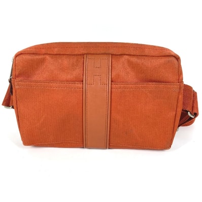 エルメス HERMES アカプルコ サンチュール カバン クロス ショルダーバッグ ウエストバッグ ボディバッグ ポリアミド オレンジ