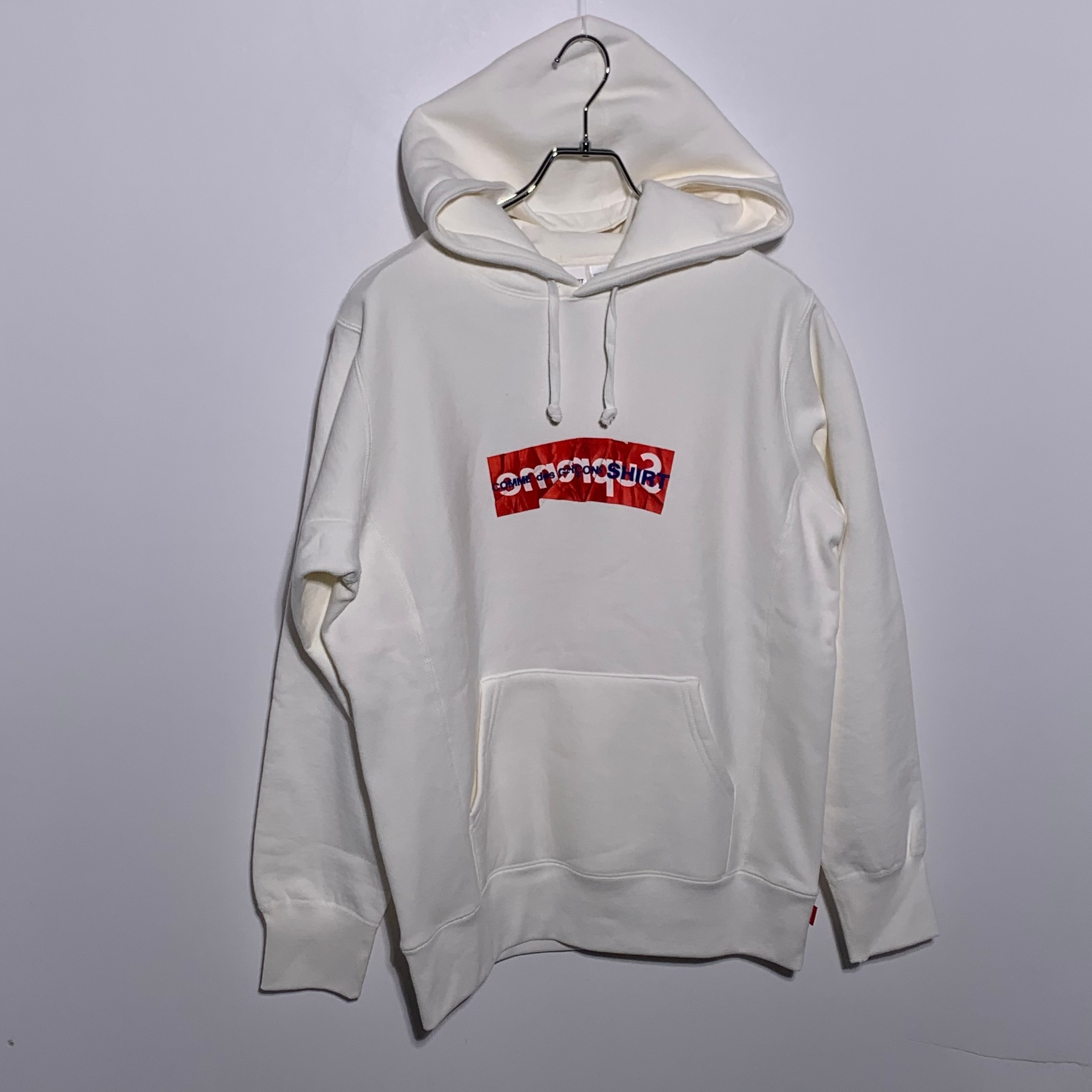 Supreme Comme Des Garcons SHIRT Box Logo Hooded Sweatshirt "White"