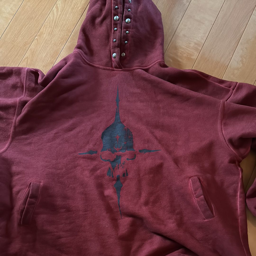 THUG CLUB Peace Stud Hoodie "RED"