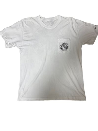 Chrome Hearts Horse Shoe Logo Pocket T-Shirt "White"