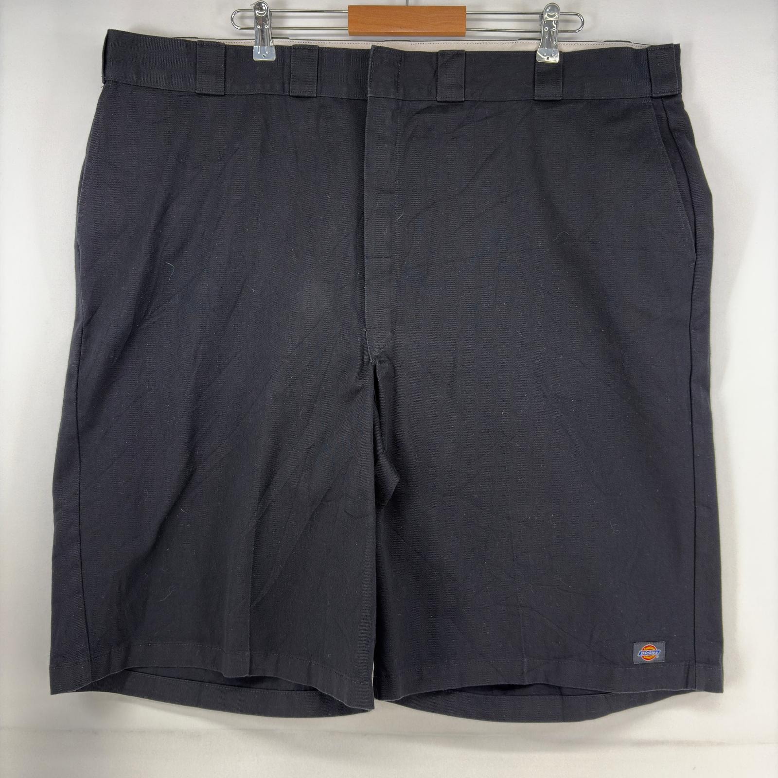 古着 ディッキーズ Dickies ショートパンツ ワーク ワンポイントロゴ ハーフパンツ 大きいサイズ w48  ブラック メンズ