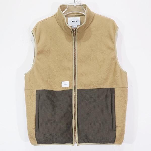 WTAPS ダブルタップス 21AW フリース ベスト トップス ベージュ