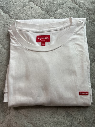 Supreme Small Box L/S Tee "White"(21FW)