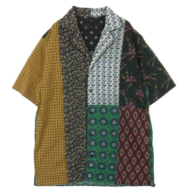 Stella McCartney ステラマッカートニー クレイジーパターン 半袖 スリーピング パジャマ シャツ マルチカラー系 39【美品】【中古】