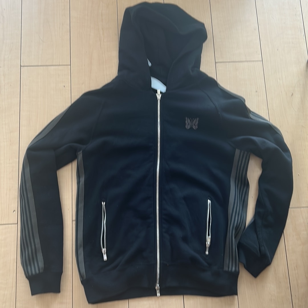 NEEDLES x NUBIAN Zipped Track Hoody - Cotton Jersey "Black"