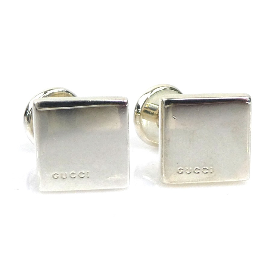 グッチ GUCCI カフス シルバー925 シルバー メンズ【中古】 r11516a