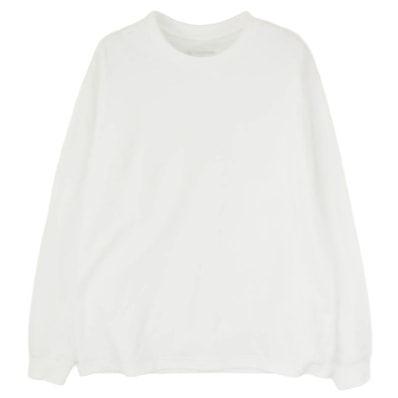Goldwin ゴールドウィン GL62124 Cotton L/S T-shirt コットン ロゴ刺繍 長袖 Tシャツ カットソー ホワイト系 M【中古】