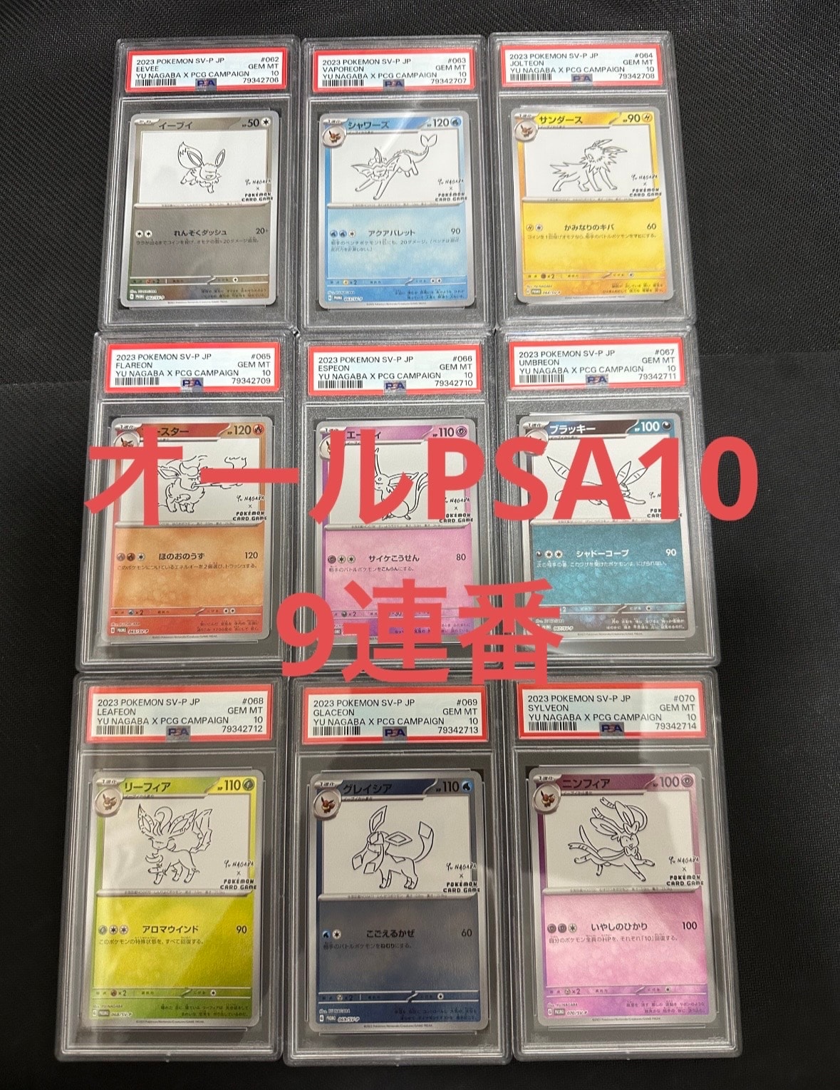 ポケモンカードゲーム YU NAGABA × ポケモンカードゲーム イーブイズ 全種セット: プロモ [SV-P ](「YU NAGABA×ポケモンカードゲーム」プロモーションカード「SV-P」)
