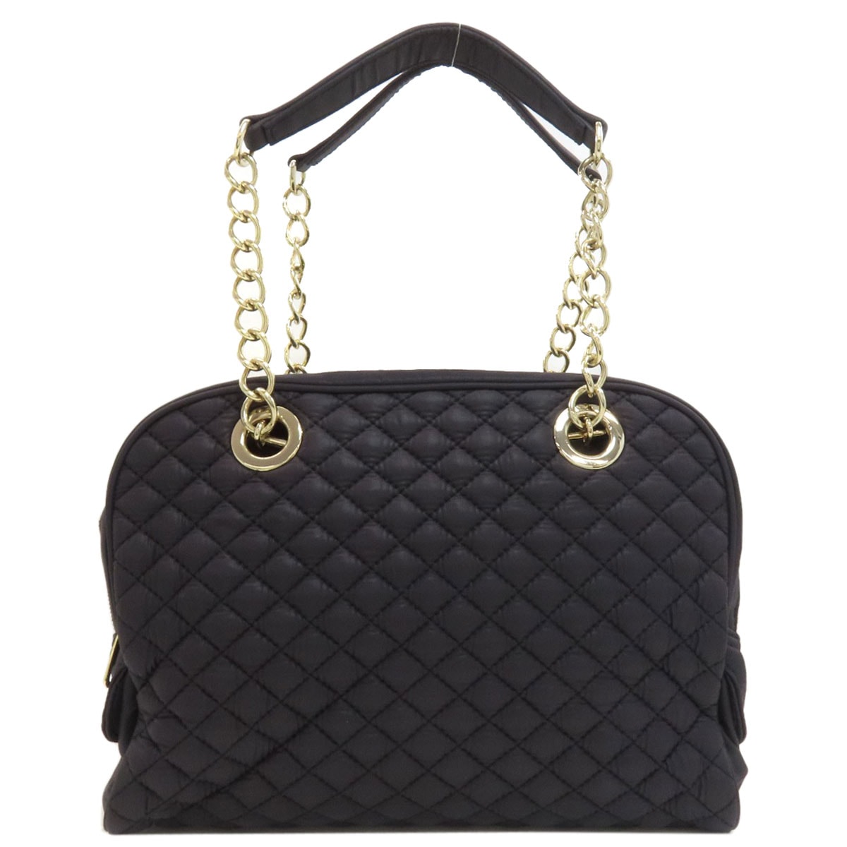 Dolce&Gabbana ドルチェアンドガッバーナ キルティング チェーンバッグ トートバッグ ナイロン レディース [中古]