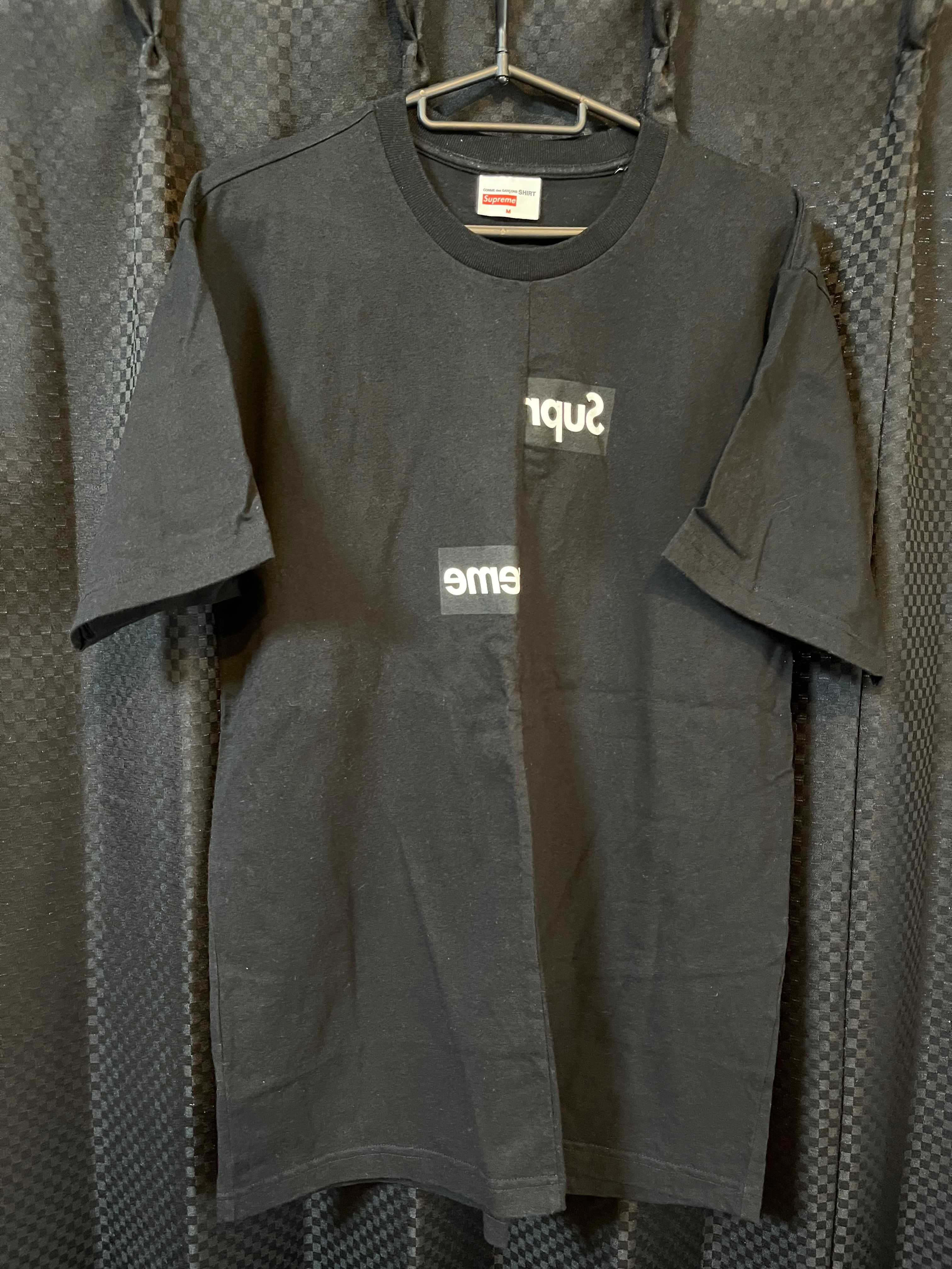 Supreme / Comme des Garçons SHIRT® Split Box Logo Tee "Black"