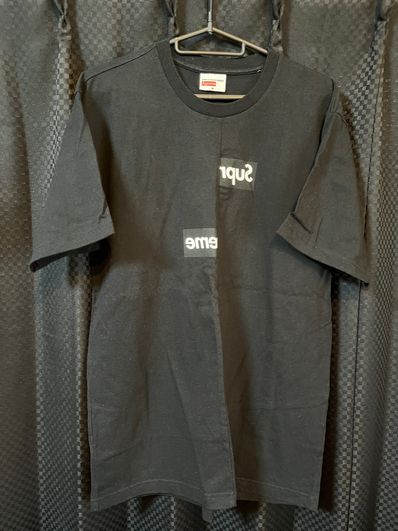Supreme / Comme des Garçons SHIRT® Split Box Logo Tee "Black"