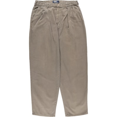 古着 ラルフローレン Ralph Lauren POLO by Ralph Lauren ツータック チノパンツ メンズw34相当/eaa532894