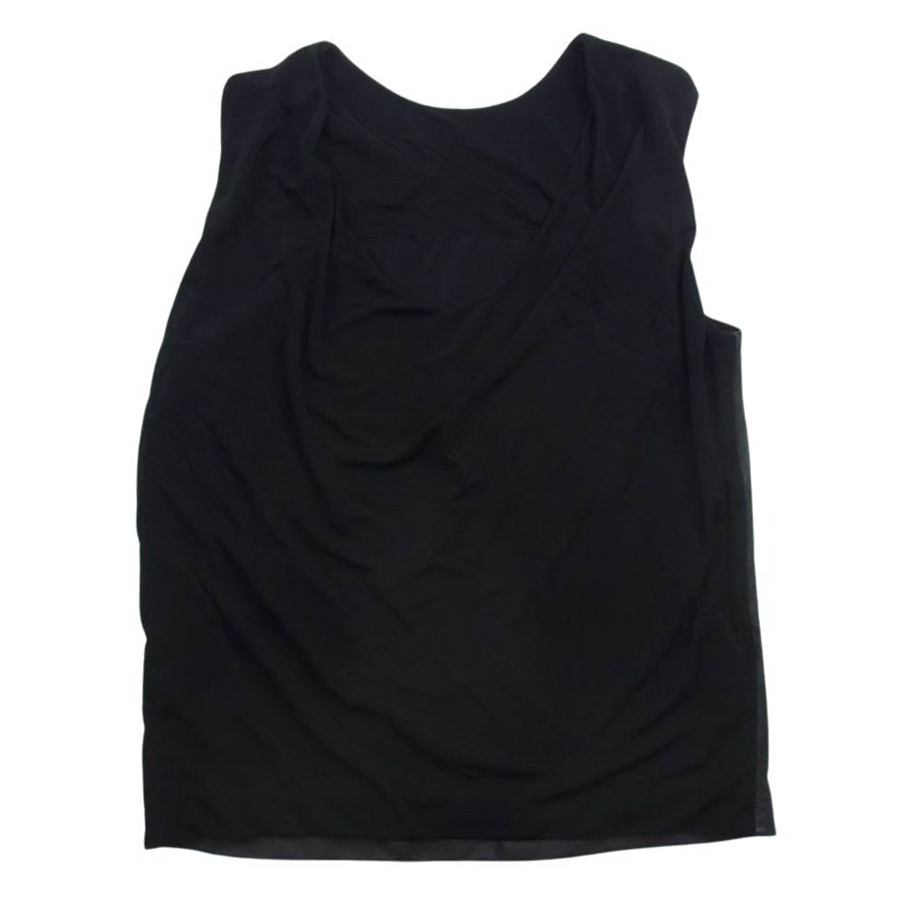 Alexander Wang アレキサンダーワン ベスト バッグレザー 切替 ベスト ジレ ブラック系【中古】