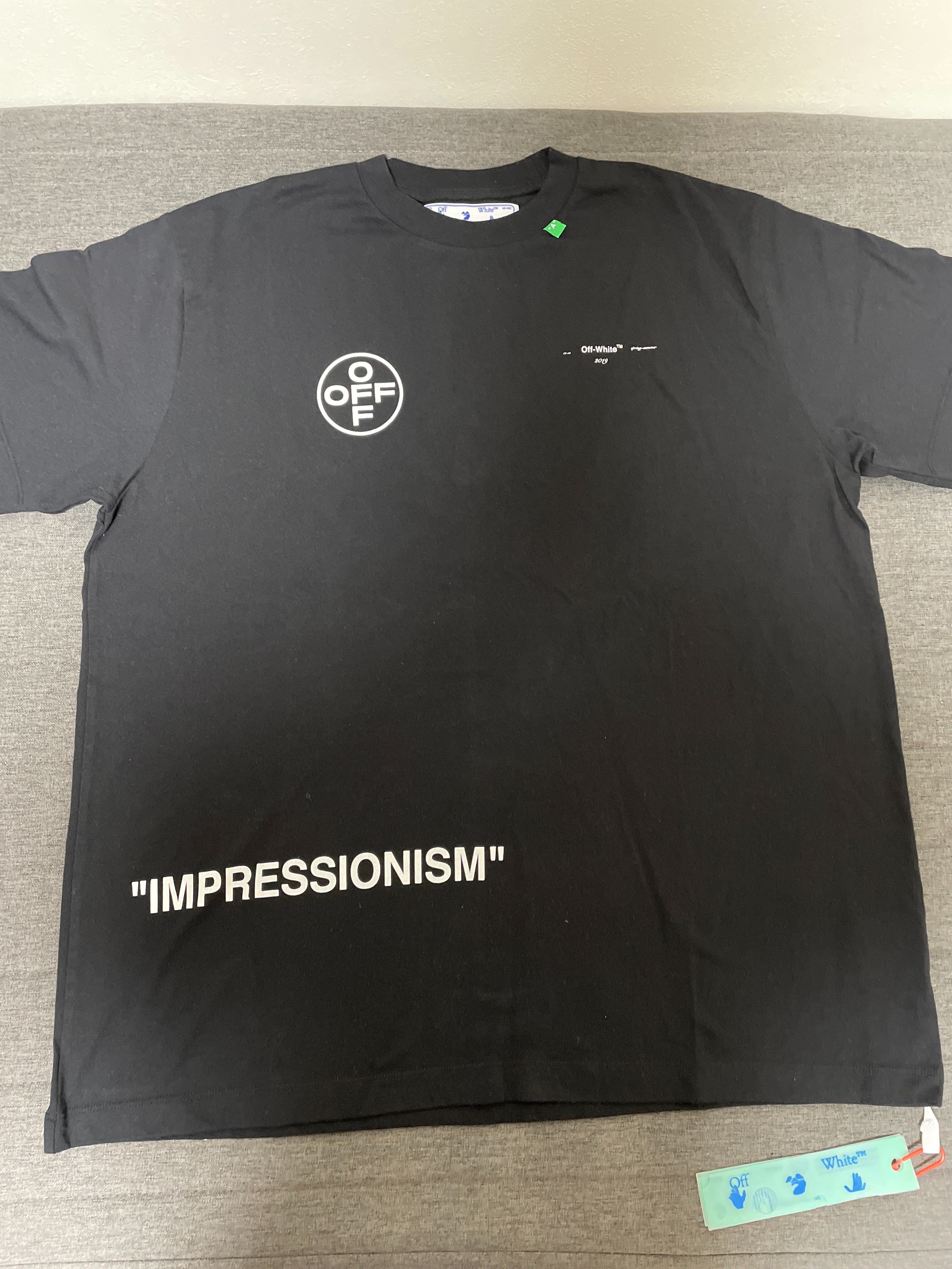 OFF-WHITE Oversized Diag Stencil T-Shirt "Black"