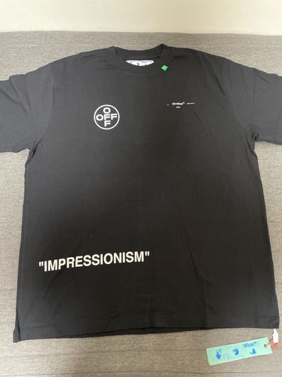 OFF-WHITE Oversized Diag Stencil T-Shirt "Black"