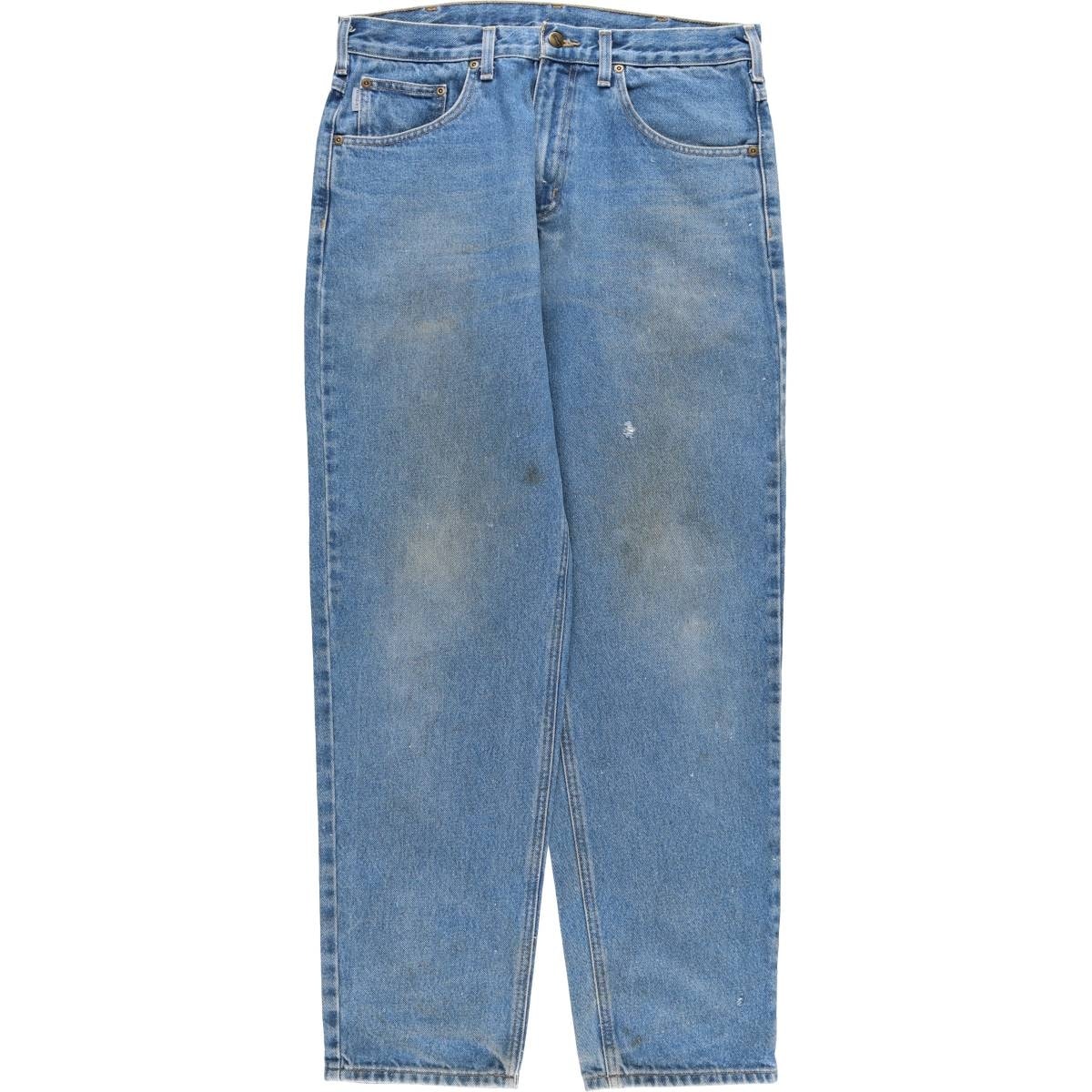 古着 カーハート Carhartt テーパードデニムパンツ メンズw34相当/eaa617226