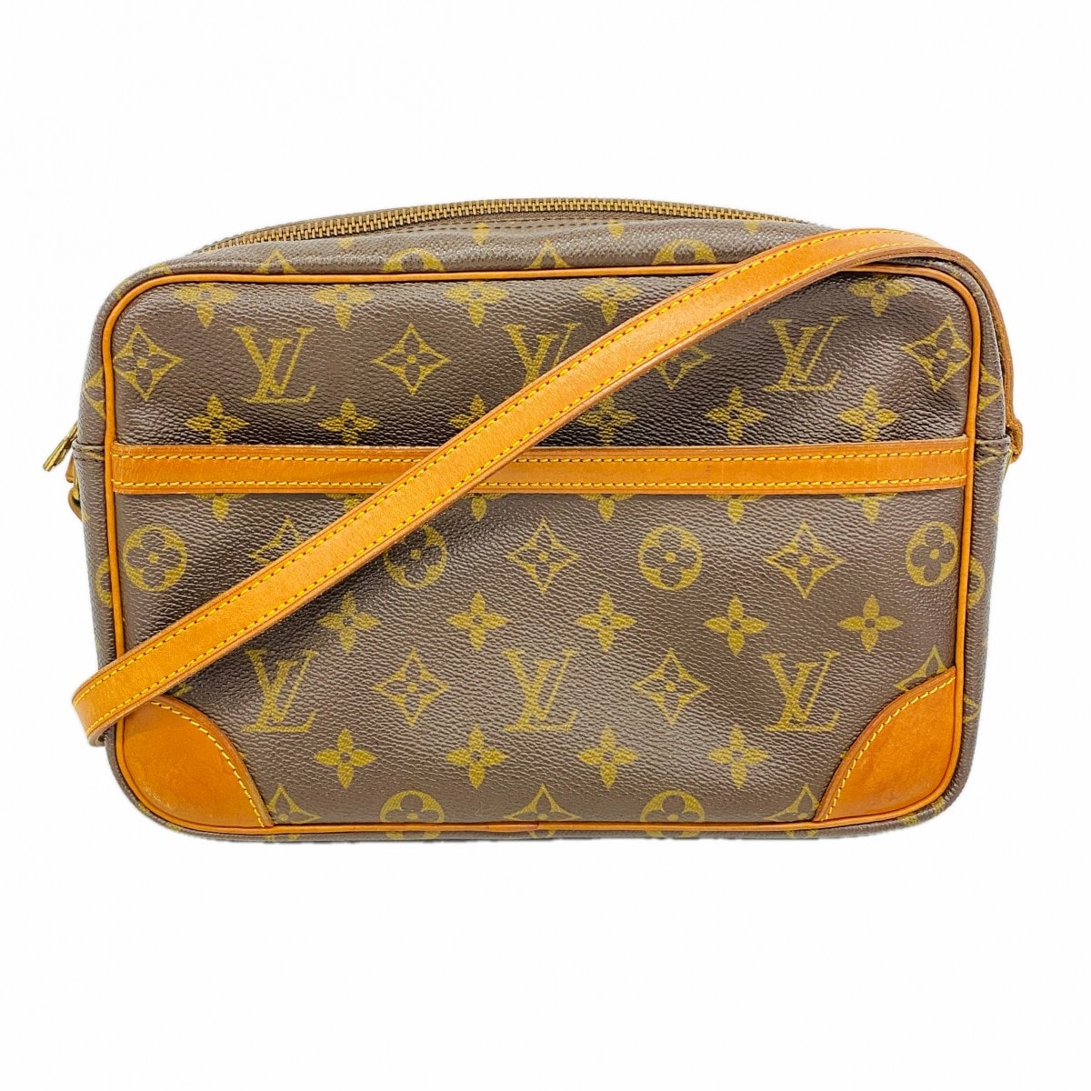 【6dd5027】ルイヴィトン ショルダーバッグ モノグラム トロカデロ27 M51274 ブラウン【中古】レディース