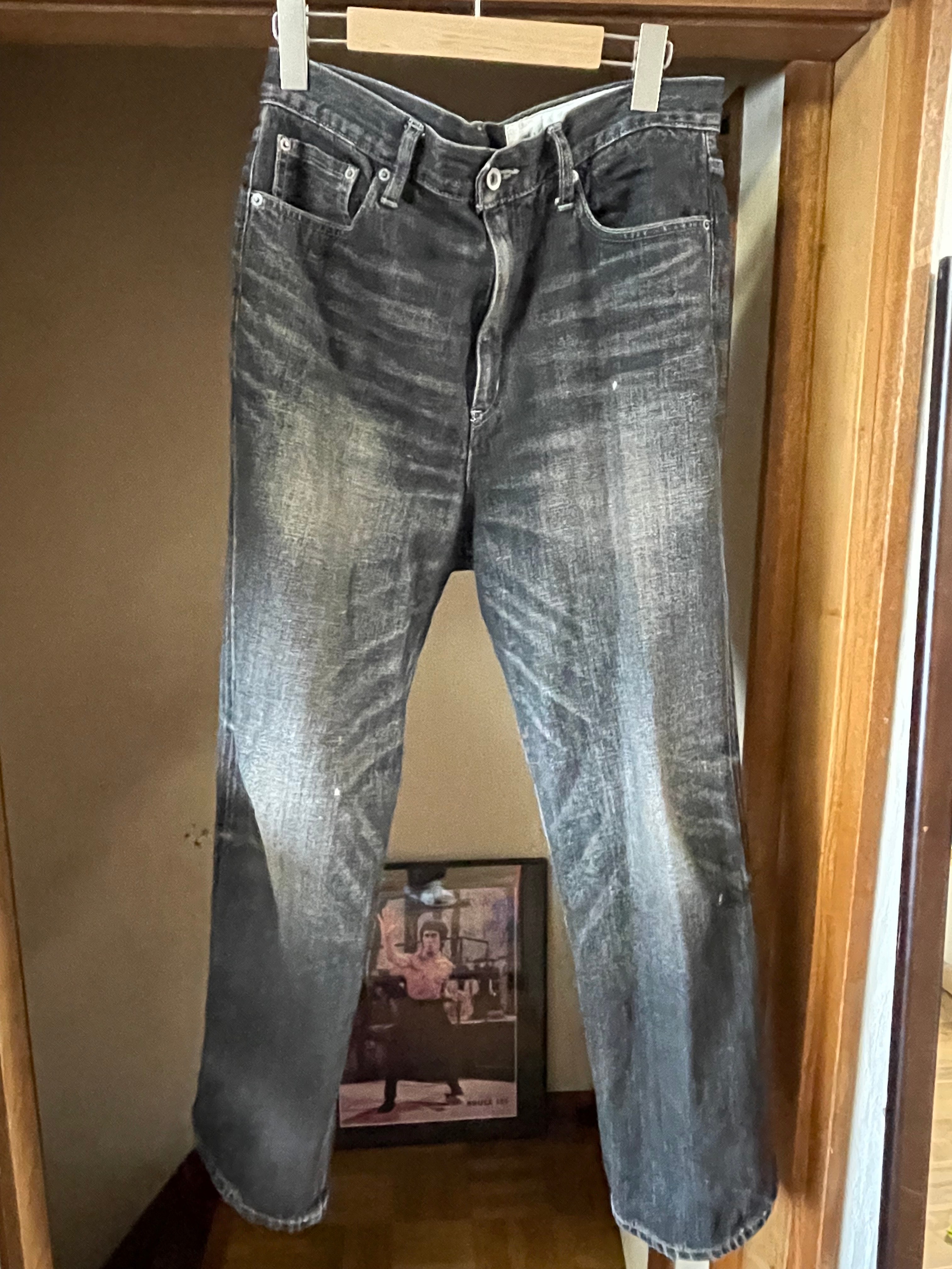 NEIGHBORHOOD Washed Denim DP Basic Pants "Black"