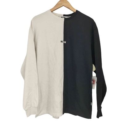 バイカラーロングスリーブカットソー【1141528688109】