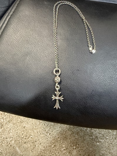 Chrome Hearts 1 Ball Tiny CH Cross Charm "Silver"