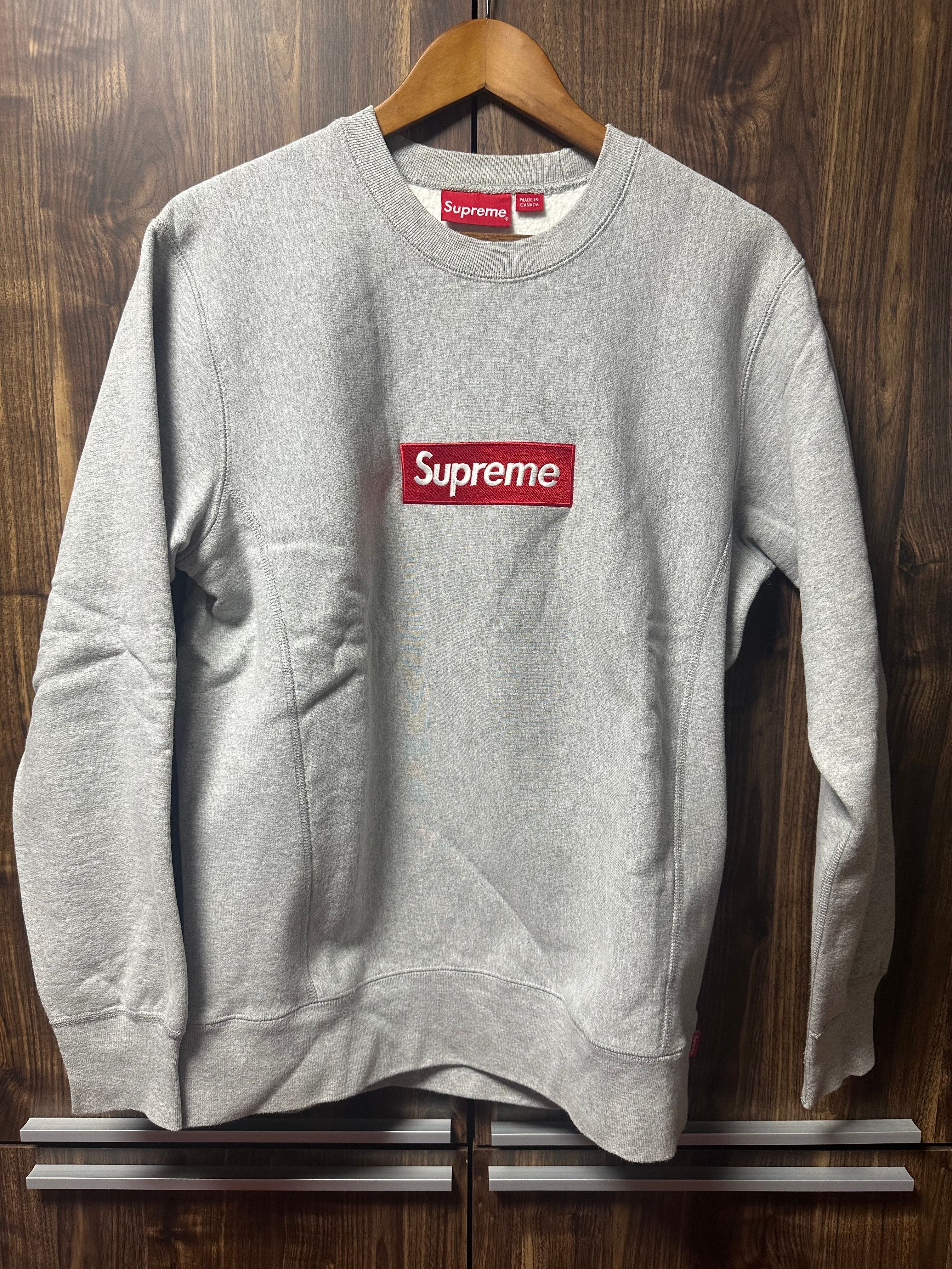 Supreme Box Logo Crewneck "Grey" (15FW)