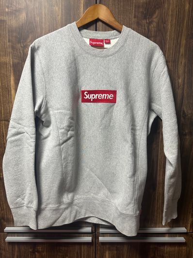 Supreme Box Logo Crewneck "Grey" (15FW)