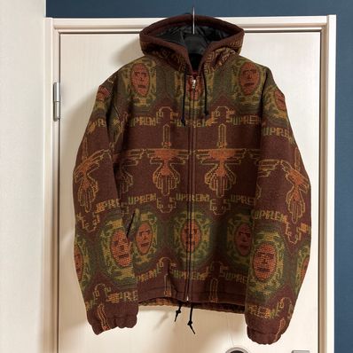Supreme Woven Hooded Jacket "Rust"