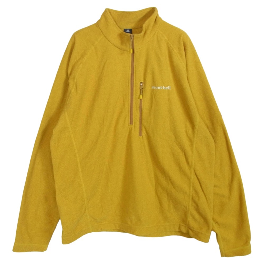 mont-bell モンベル ジャケット 1104983 シャミース プルオーバー フリース ジャケット イエロー系 XL【中古】
