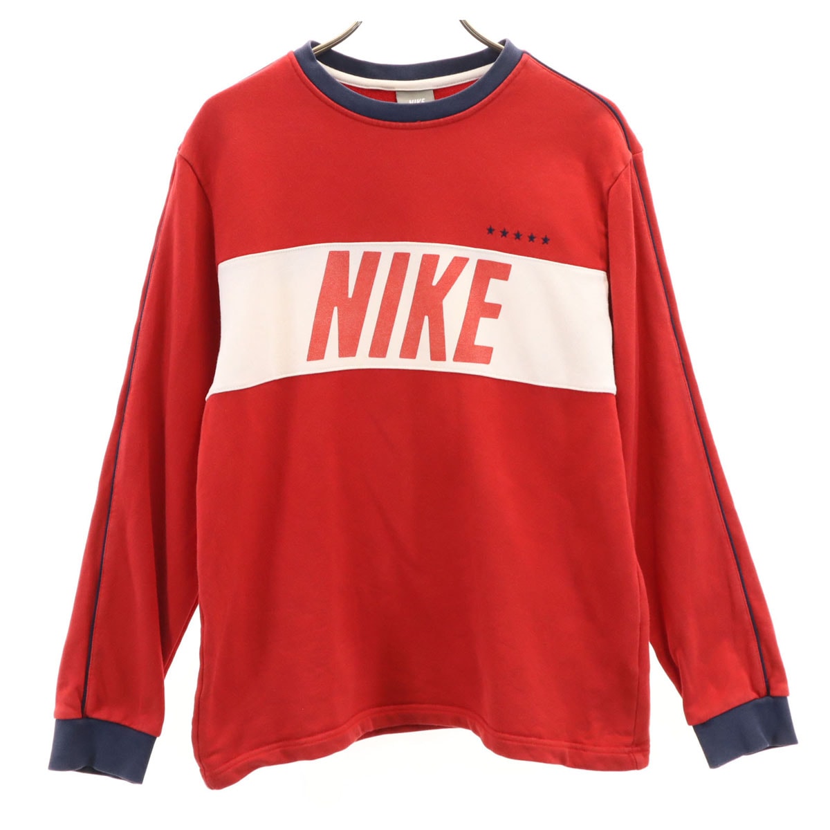 NIKE ナイキ 長袖 スウェット トレーナー L レッド