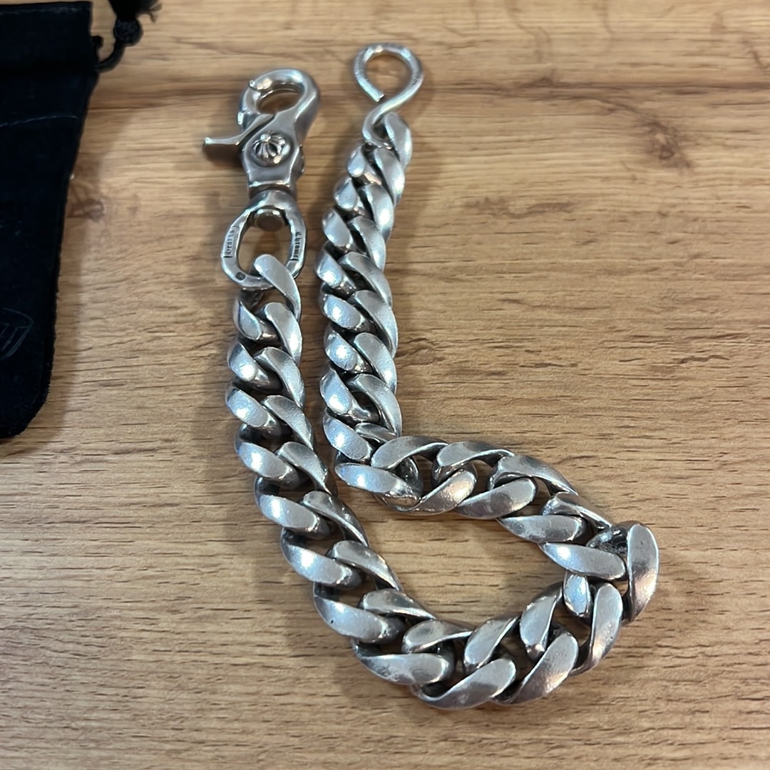 Chrome Hearts Classic Short S 1 Clip Wallet Chain "Silver"