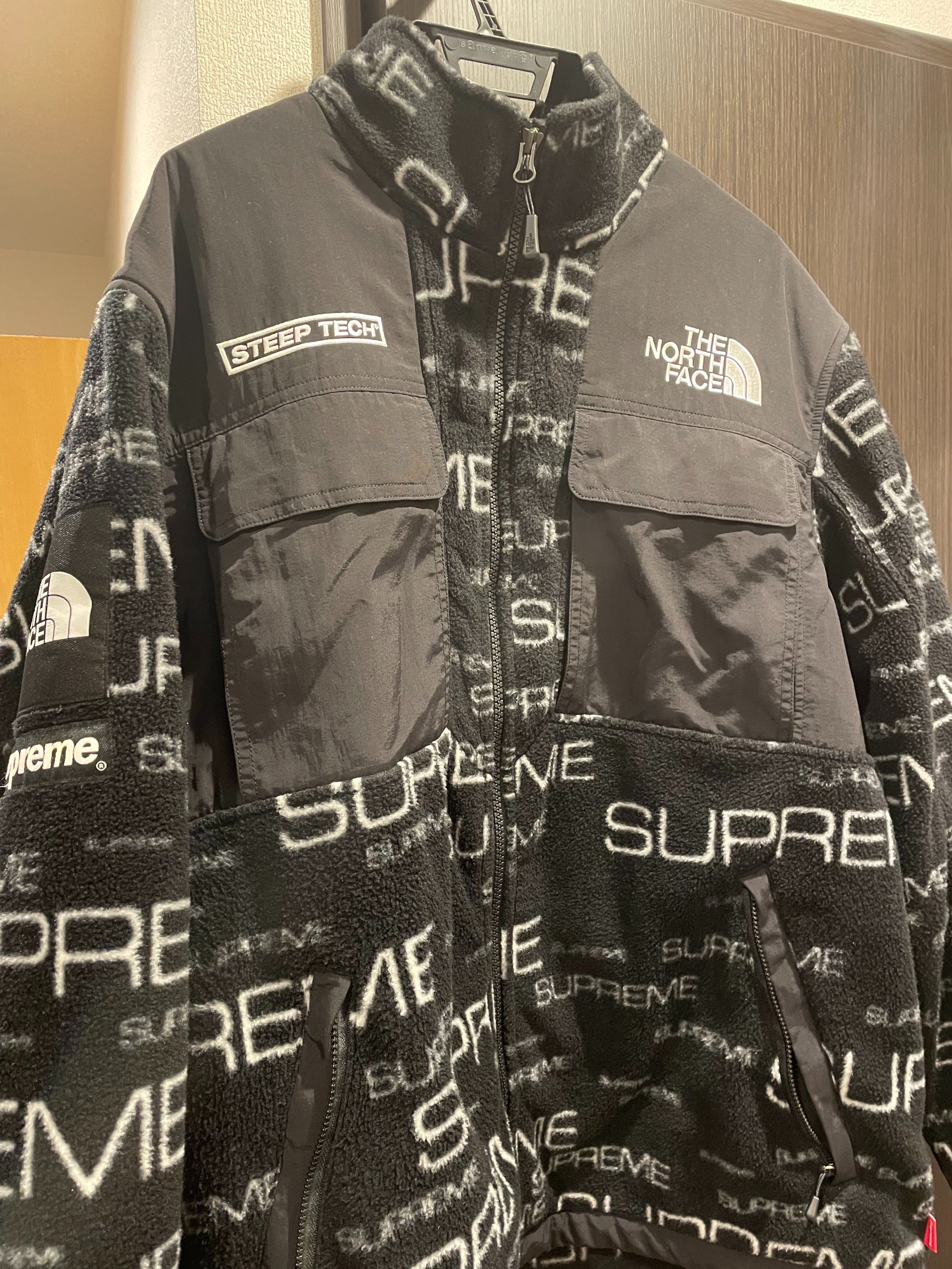 Supreme x The North Face Steep Tech Fleece Jacket "Black"