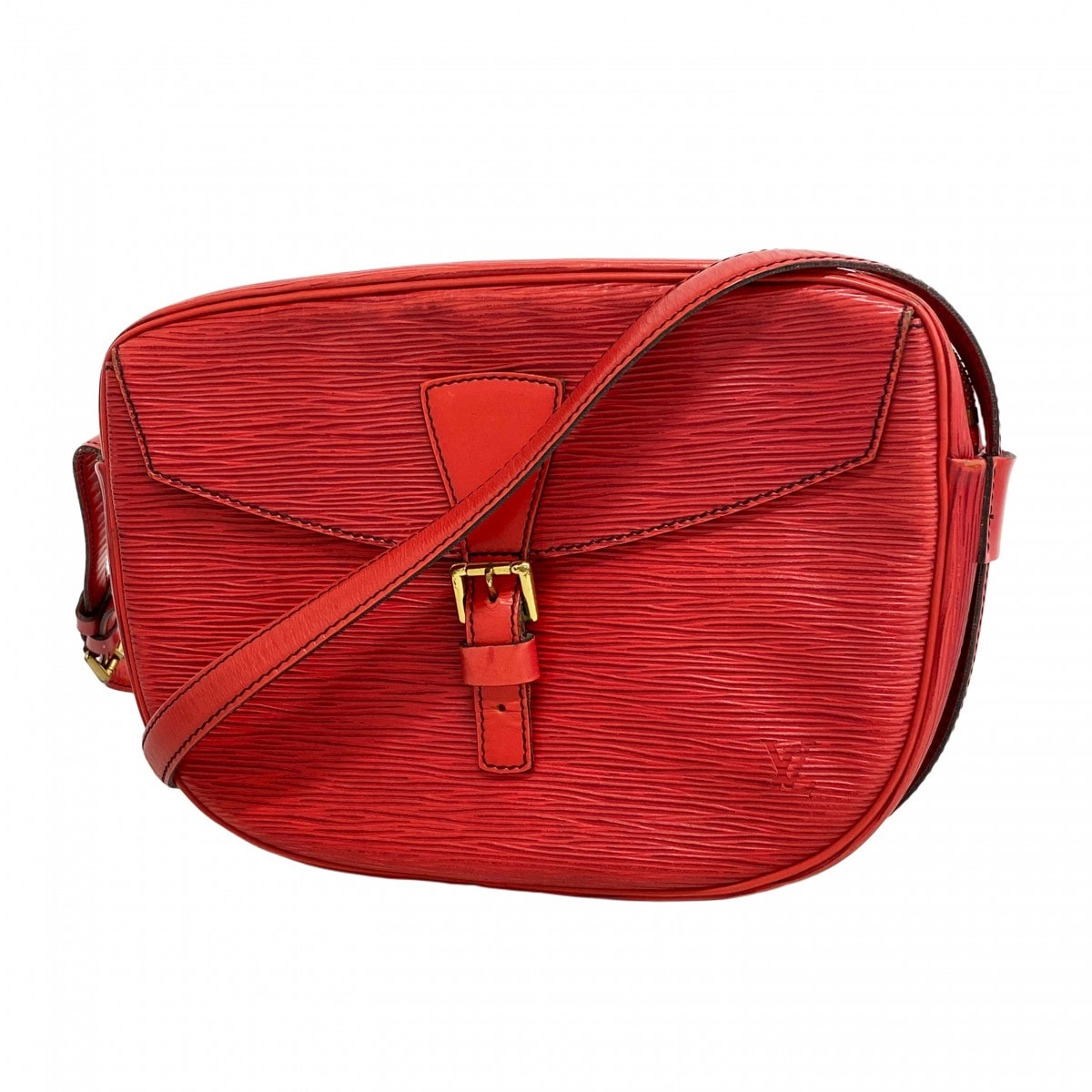 【6cd5636】ルイヴィトン ショルダーバッグ エピ ジョヌフィーユ M52157 カスティリアンレッド【中古】レディース