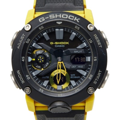 カシオ G-SHOCK 腕時計 GA-2000-1A9JF クオーツ ブラック文字盤 ラバー 樹脂系 メンズ CASIO 中古