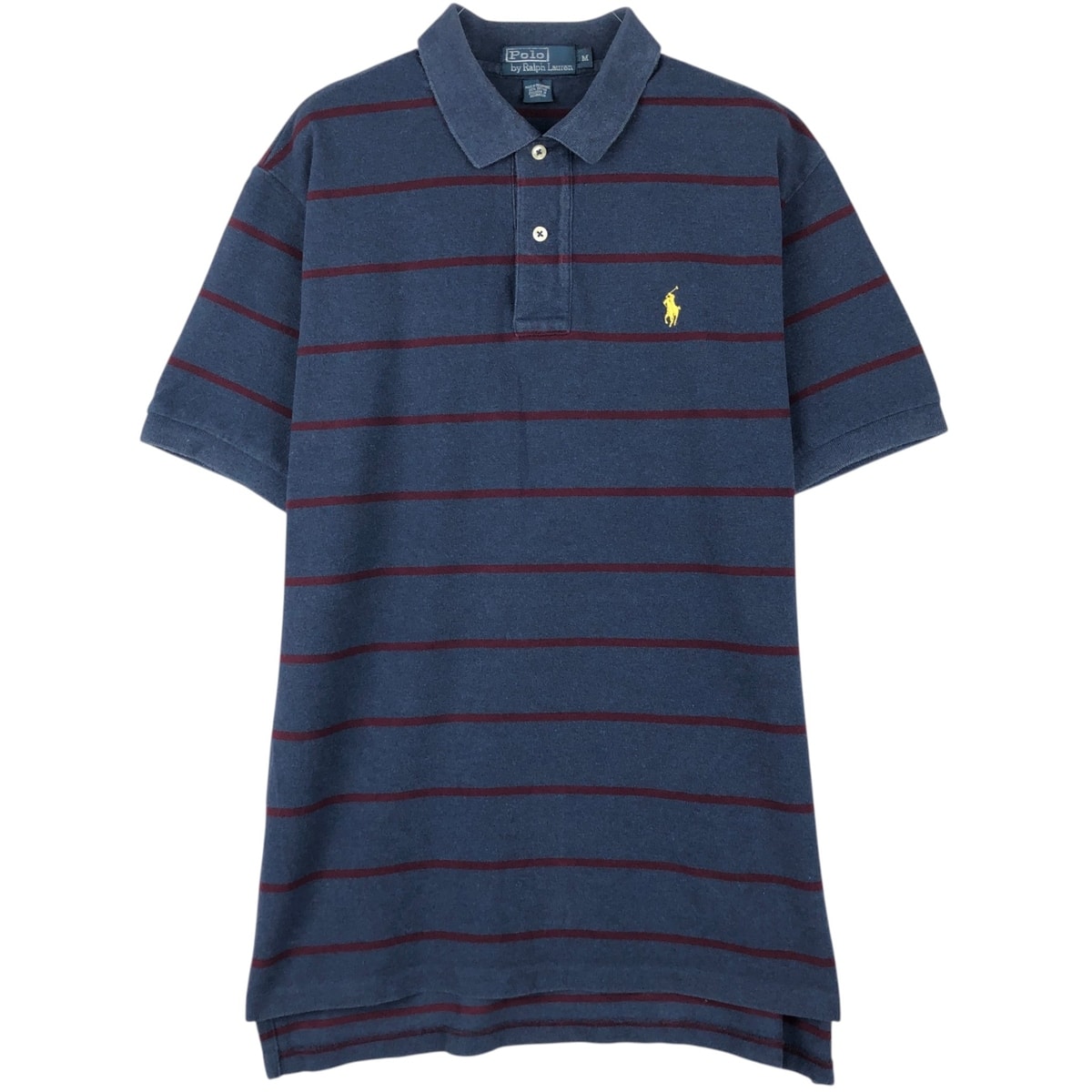 古着 ラルフローレン Ralph Lauren POLO by Ralph Lauren 半袖 ボーダー ポロシャツ メンズM相当/eaa623918