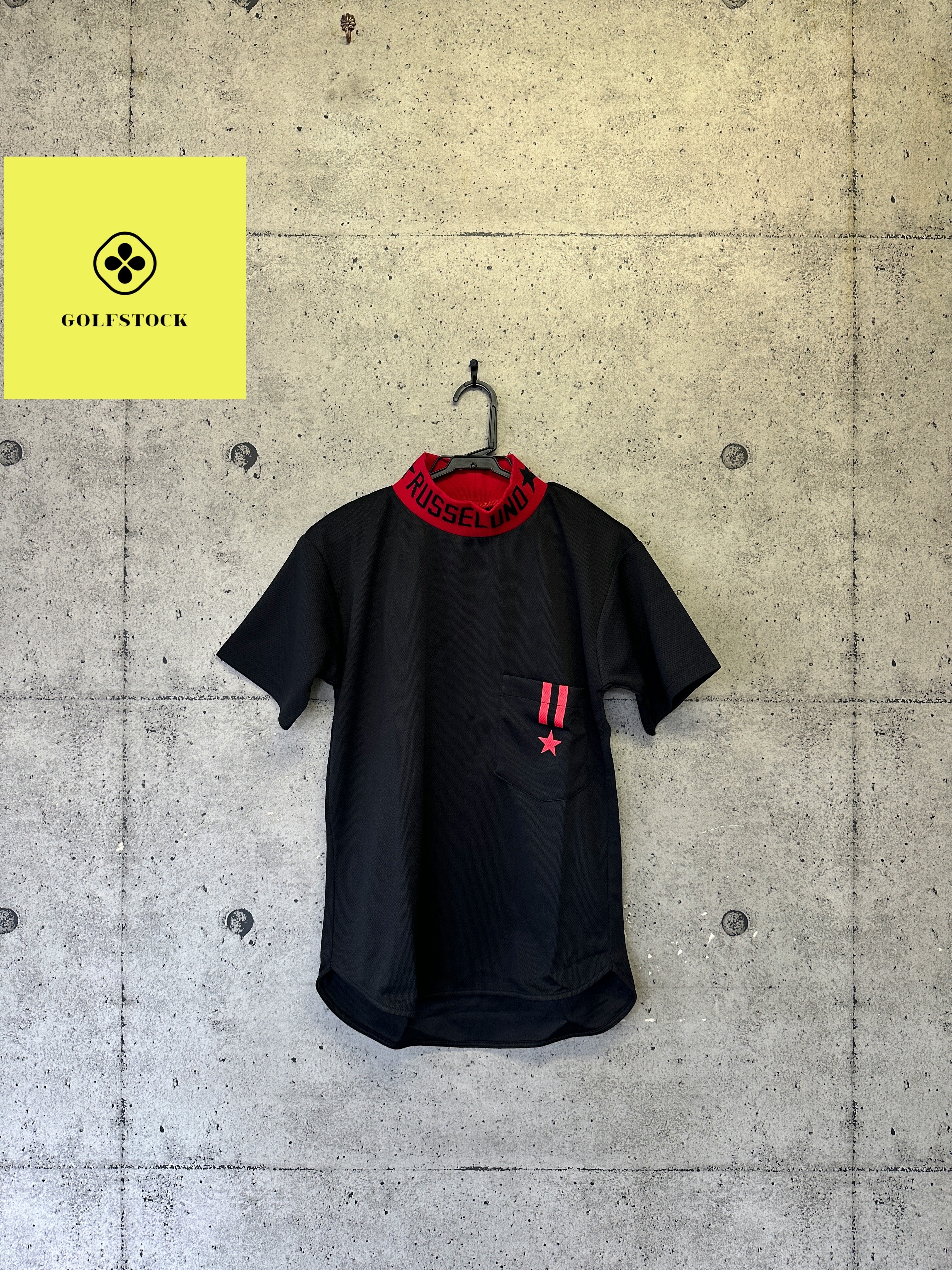 【新品未使用】サイズ0(XS-S)レディースモックネックシャツラッセルノゴルフウェア2969