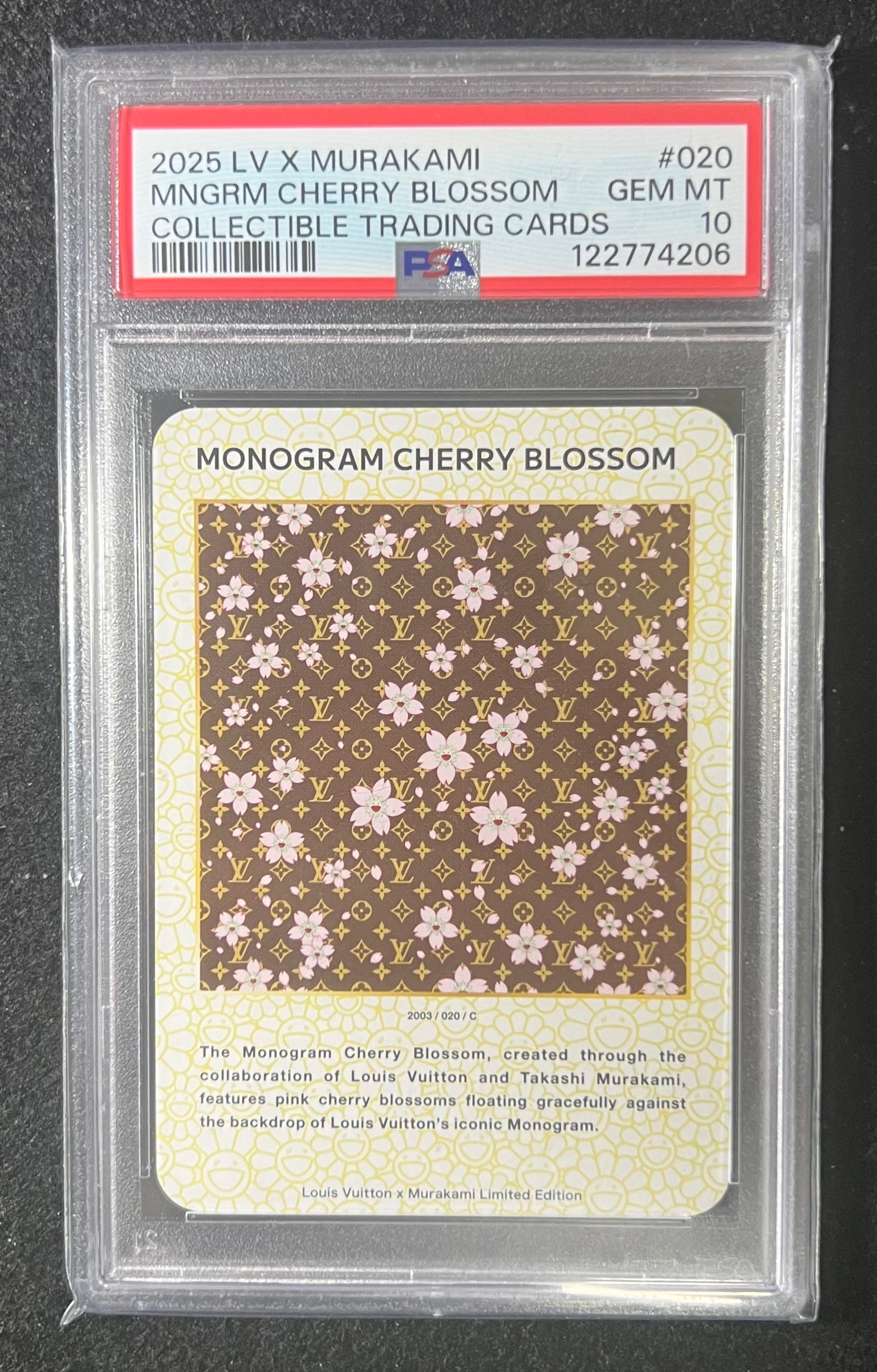 PSA10】モノグラム チェリーブロッサム C [2003 / 020](ルイヴィトン x