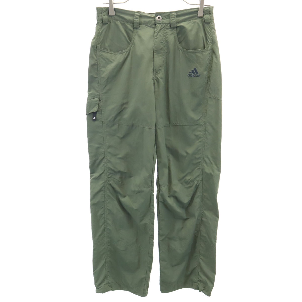 adidas アディダス ナイロンパンツ M カーキ