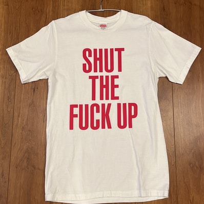 Supreme x Number (N)ine Shut Up Tee "White"