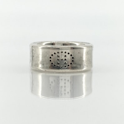 HERMES(エルメス) エクリプス リュバン Hイニシャルモチーフ Ag925 #11.5号 リング・指輪 8.17g シルバー