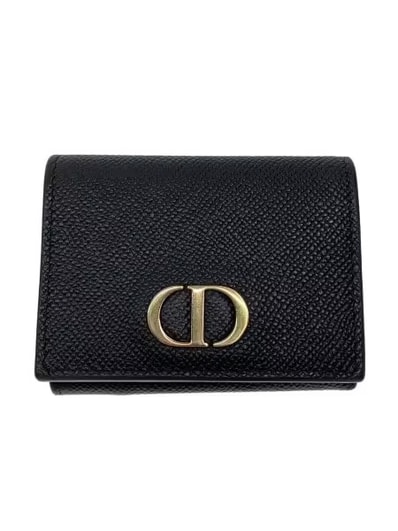 Dior 30 Montaigne Compact Wallet "Black"