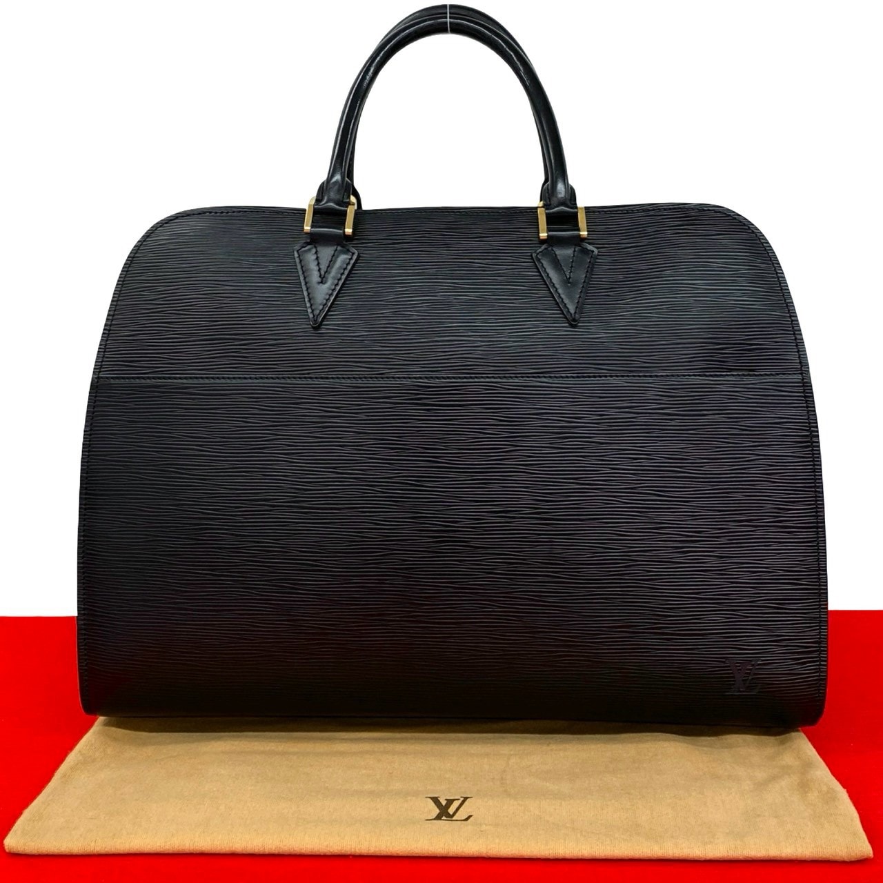 LOUIS VUITTON ルイヴィトン ソルボンヌ エピ レザー ビジネスバッグ ブラック
21469