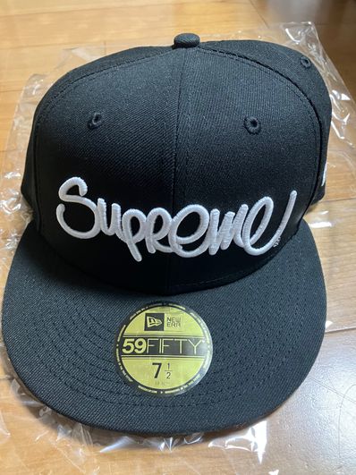 Supreme Handstyle New Era "Black"