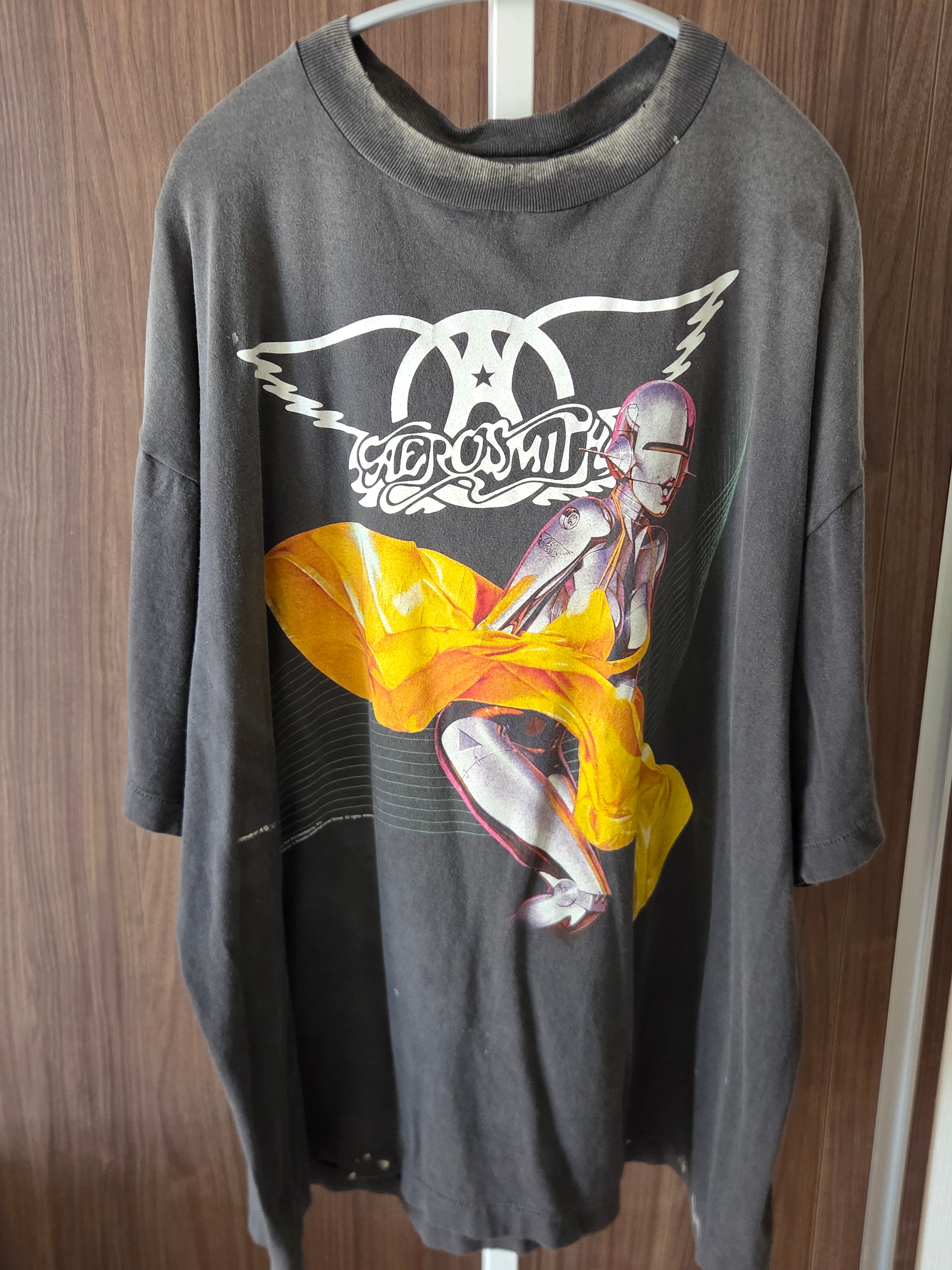 Saint Mxxxxxx x AEROSMITH AS SS T-Shirt "Black"