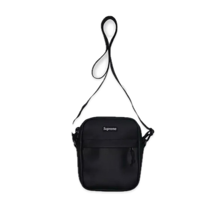 Supreme Leather Shoulder Bag "Black" (23FW)