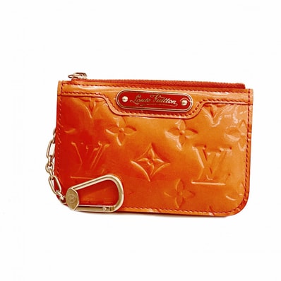 ★SALE【6fd5150-k】ルイヴィトン コインケース ヴェルニ ポシェットクレNM M93638 オレンジサンセット【中古】レディース