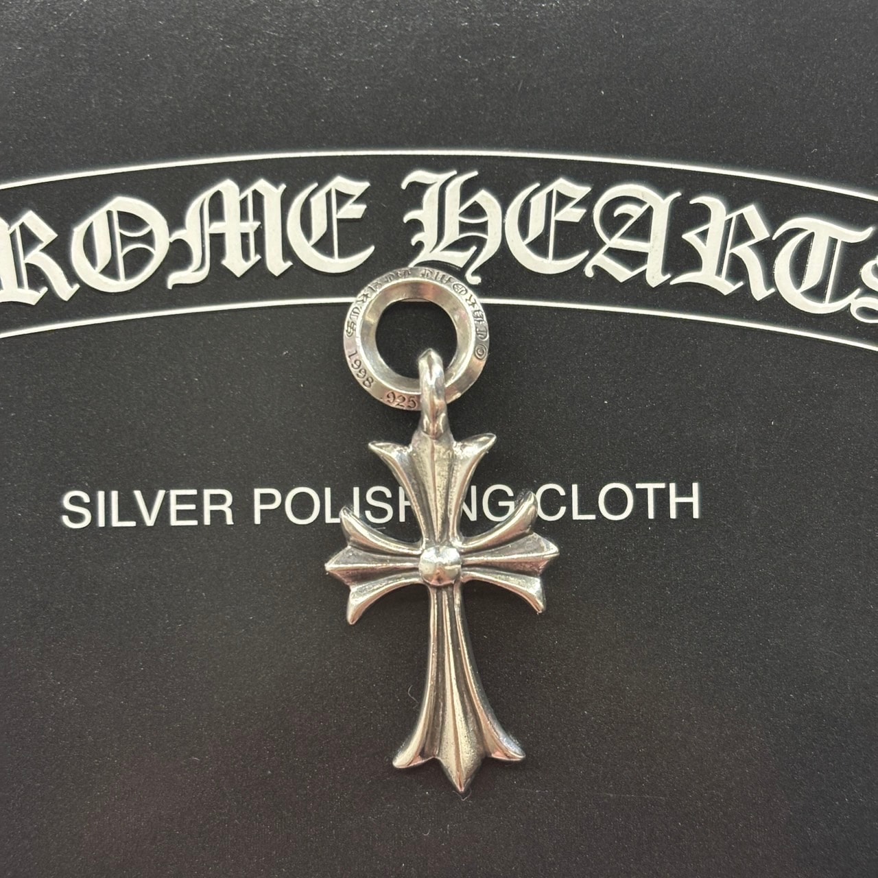 Chrome Hearts Tiny CH Cross Charm "Silver"